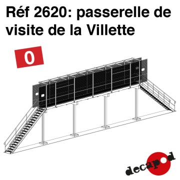 Passerelle de visite de La Villette [O]