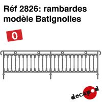 Rambardes modèle Batignolles [O] 