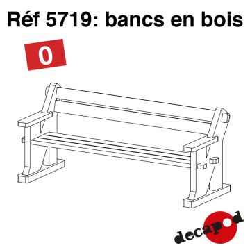 Bancs en bois [O]