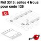 Selles 4 trous pour code 125 [O]