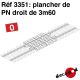 Plancher de PN droit de 3m60 [O]