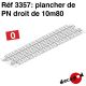 Plancher de PN droit de 10m80 [O]