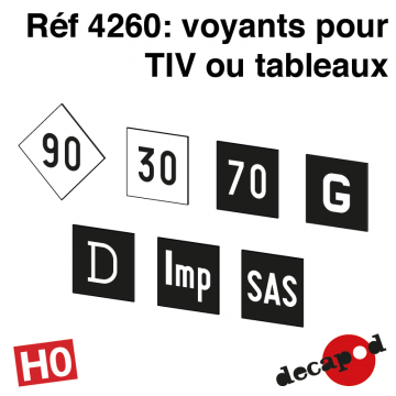 Voyants pour TIV ou tableaux [HO]