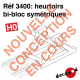 Heurtoirs bi-bloc symétriques [HO]