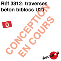 Traverses béton biblocs U21 [O]