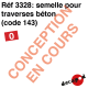 Semelle pour traverses béton (code 143) [O]