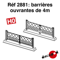 Barrières ouvrantes de 4m [HO]