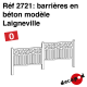 Barrières en béton modèle Laigneville [O]