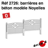 Barrières en béton modèle Noyelles [O]
