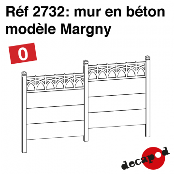 Mur en béton modèle Margny [O]