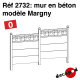 Mur en béton modèle Margny [O]