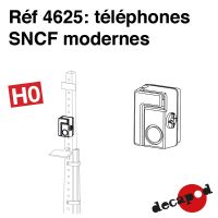 Téléphones SNCF modernes [HO]