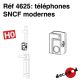 Téléphones SNCF modernes [HO]