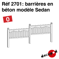 Barrières en béton modèle Sedan [O]