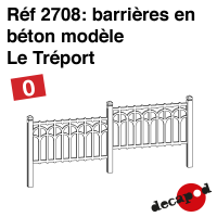 Barrières en béton modèle Le Tréport [O]