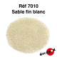 Sable fin blanc