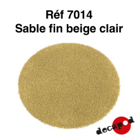 Sable fin beige clair