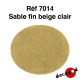 Sable fin beige clair