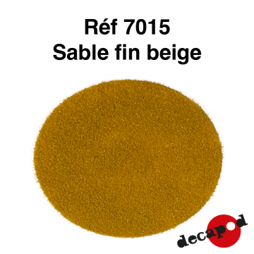 Sable fin beige