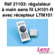 Régulateur à main sans fil LH101-R avec récepteur LTM101 LENZ
