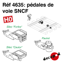 Pédales de voie SNCF [HO]