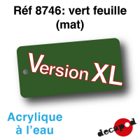 Vert feuille (125 ml) (mat) [acrylique à l'eau]